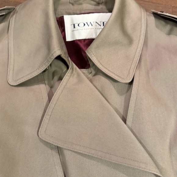 London Fog “Towne” Tan Double-Breasted Overcoat-Belted, Zip-Out Lining, 40R - Picture 7 of 7